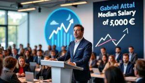 découvrez la vision de gabriel attal, qui propose un salaire médian de 3.000 euros pour les français. une ambition audacieuse pour réduire l'écart salarial avec les états-unis et améliorer le pouvoir d'achat des ménages.