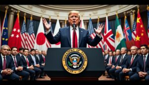 découvrez comment trump a décidé d'imposer une surtaxe de 25 % sur les importations en provenance de 14 nations, y compris le japon, et les implications économiques de cette mesure sur le commerce international.