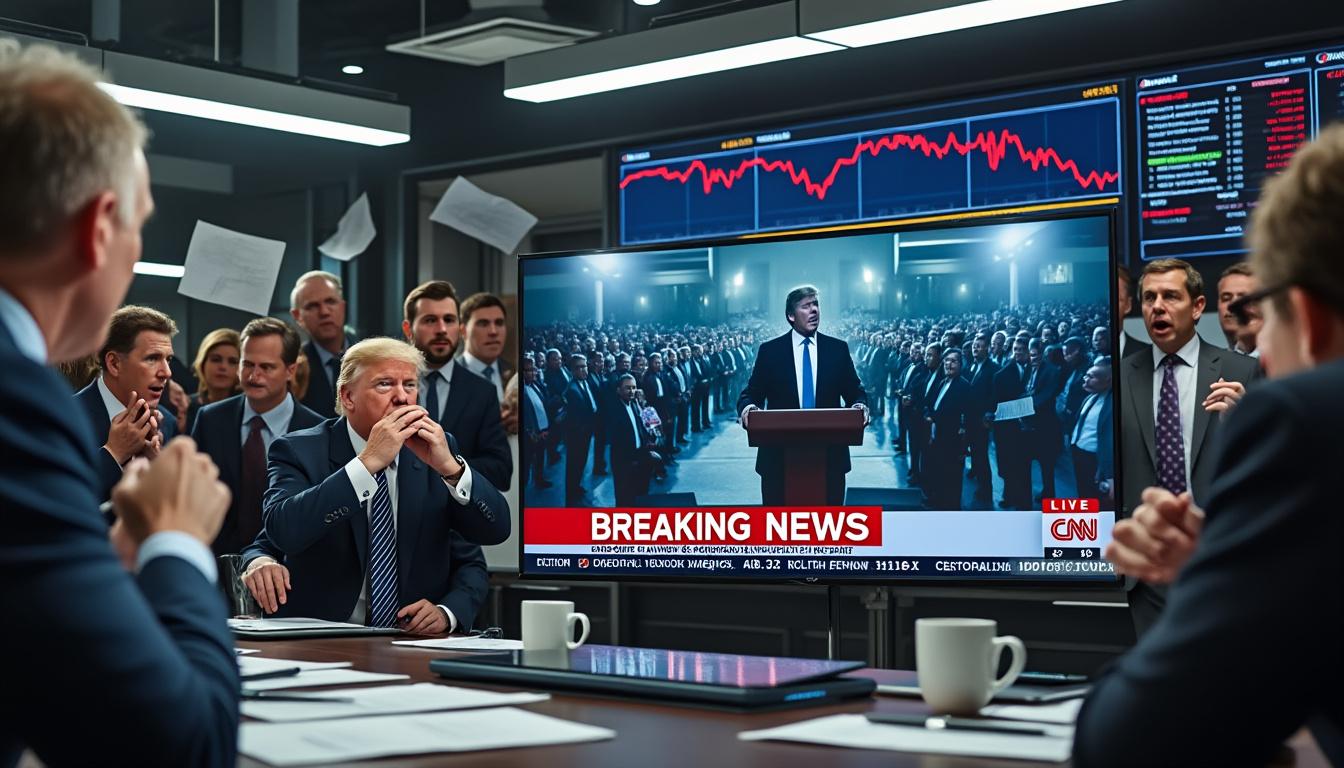 découvrez comment deux tweets de donald trump déclenchent une crise avec la chine, provoquant une chute spectaculaire des actions du secteur technologique.