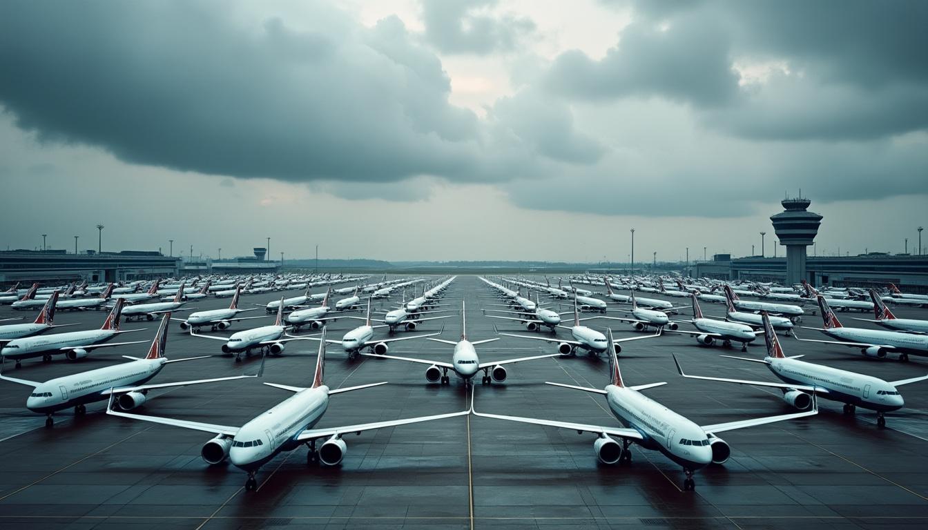 découvrez comment la crise budgétaire aux états-unis risque de paralyser des milliers d’avions, impactant le secteur aérien et les voyageurs.