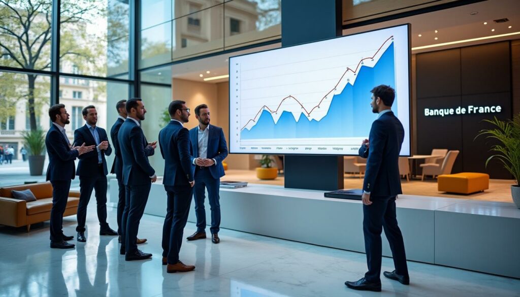 la banque de france revoit à la hausse ses prévisions de croissance économique pour 2025 et 2026, indiquant une amélioration des perspectives économiques nationales.
