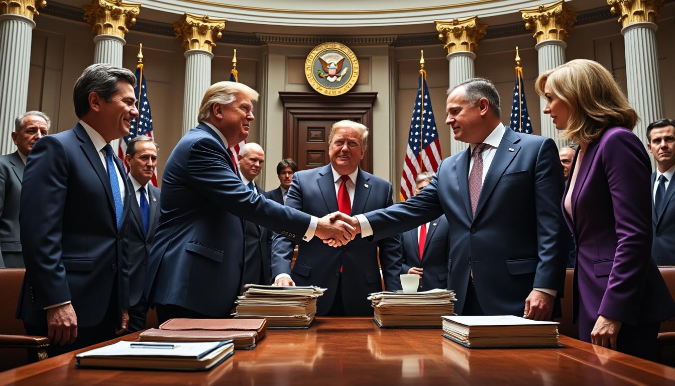 découvrez comment un accord de dernière minute permet d'éviter une paralysie budgétaire majeure aux états-unis, assurant la continuité des financements gouvernementaux.