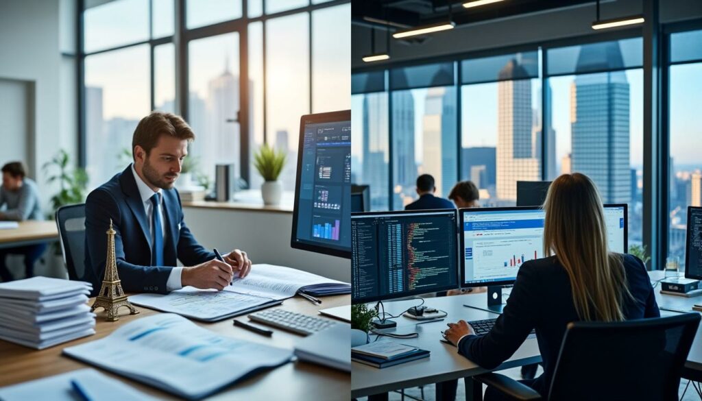 découvrez les principales différences entre les cabinets comptables français et américains, leurs méthodologies, réglementations et spécificités culturelles pour mieux comprendre leurs approches.