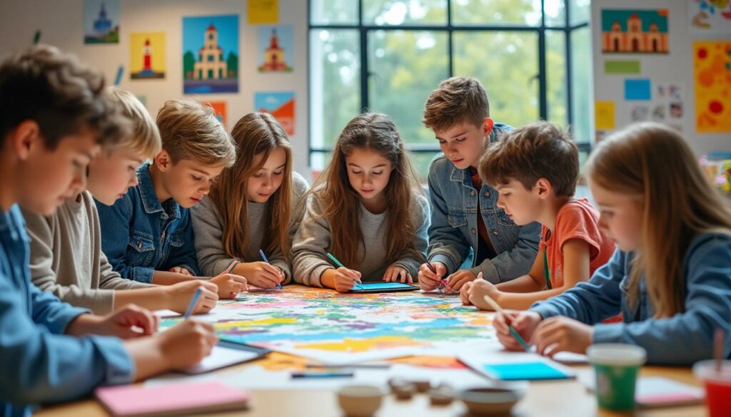 à creully-sur-seulles, 22 collégiens se mobilisent pour une journée riche en créativité, explorant de nouvelles idées et talents dans un esprit d'innovation et de collaboration.