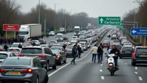 début d'une crise carburant en france : des blocages entraînent des perturbations majeures dans tout le pays, impactant la circulation et l'approvisionnement.