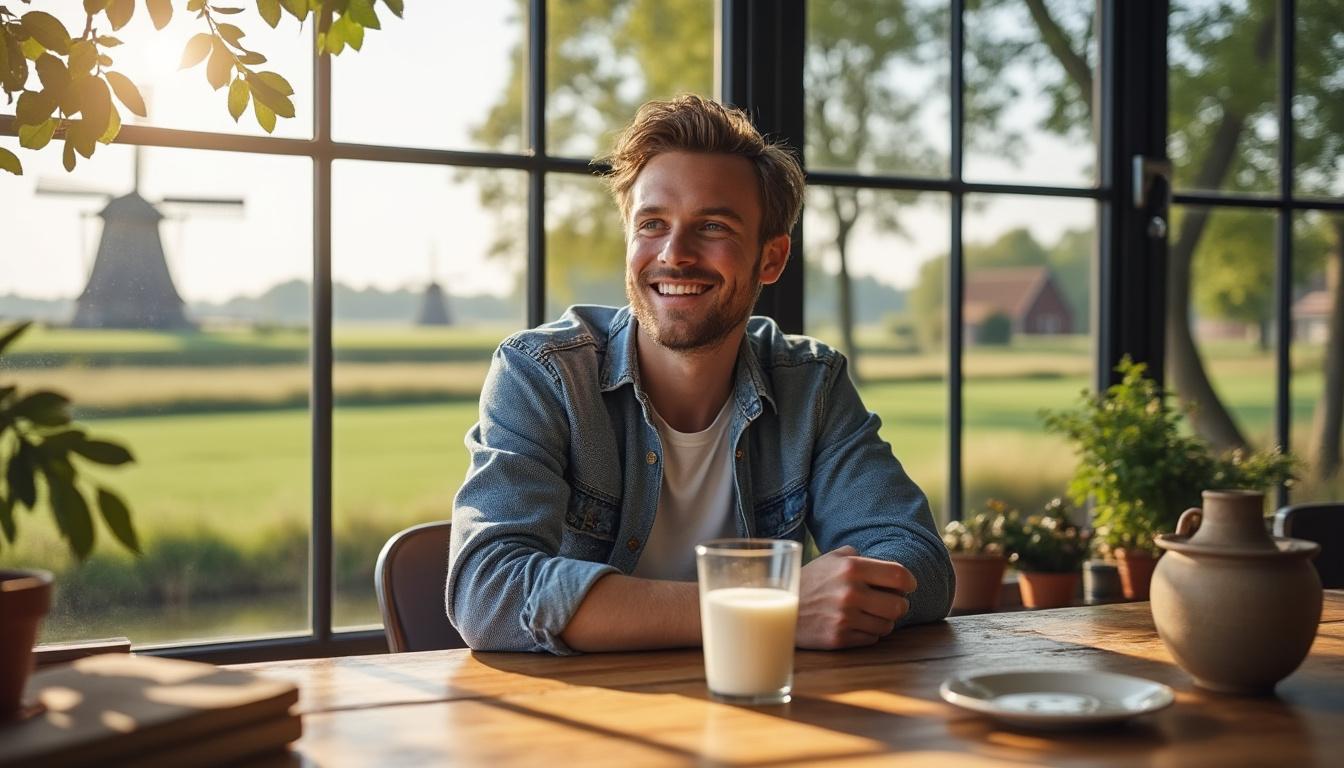 découvrez le parcours inspirant de wouter, qui commence chaque matin avec un verre de lait ribot, de ses origines aux pays-bas jusqu'à sa nouvelle vie en mayenne.