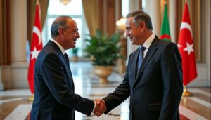 le président abdelmadjid tebboune en visite en turquie pour renforcer les relations stratégiques et promouvoir la coopération bilatérale entre l'algérie et la turquie.