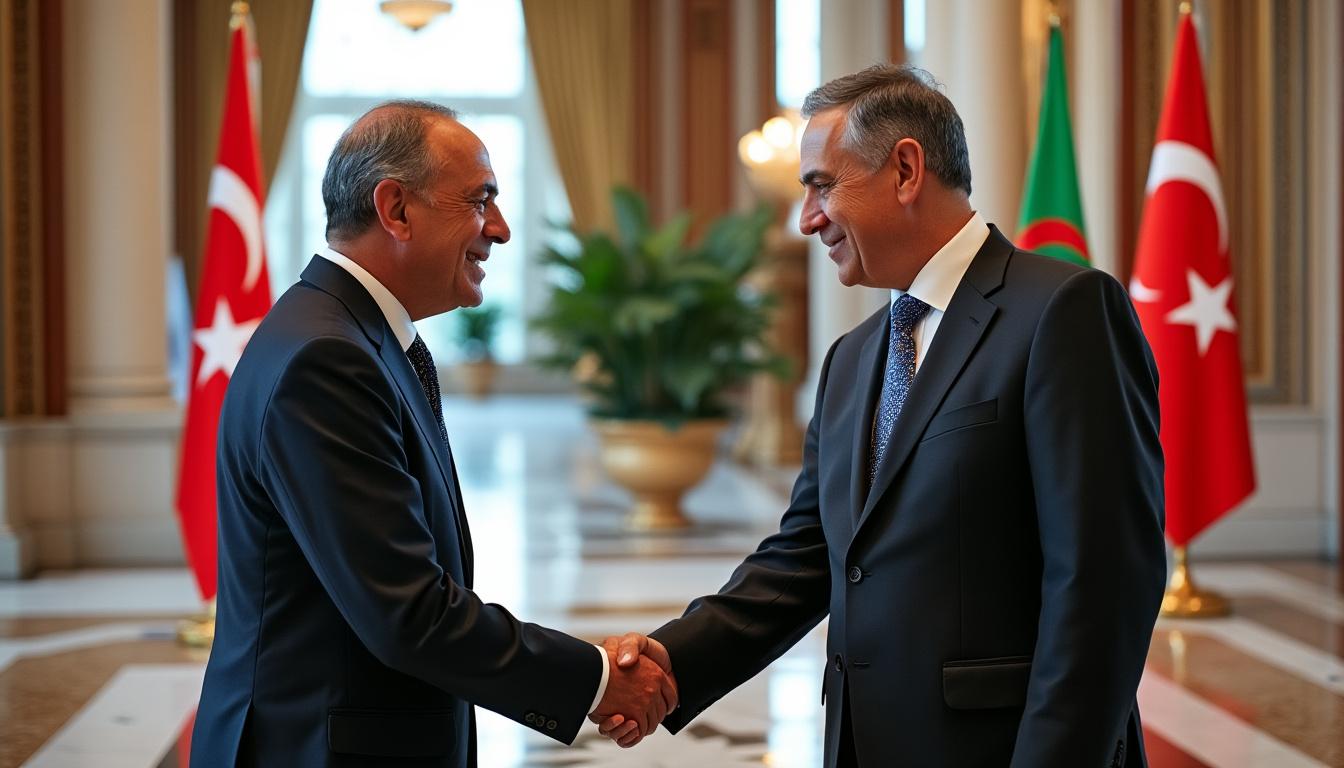 le président abdelmadjid tebboune en visite en turquie pour renforcer les relations stratégiques et promouvoir la coopération bilatérale entre l'algérie et la turquie.